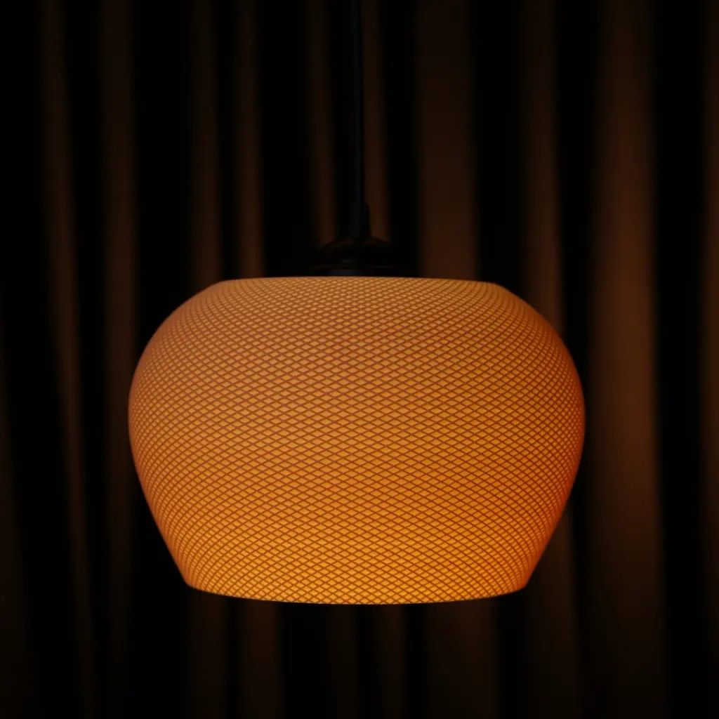 [AGHL_12_BG_L] Lampara - Beige Hanging/Pendant Lampshade